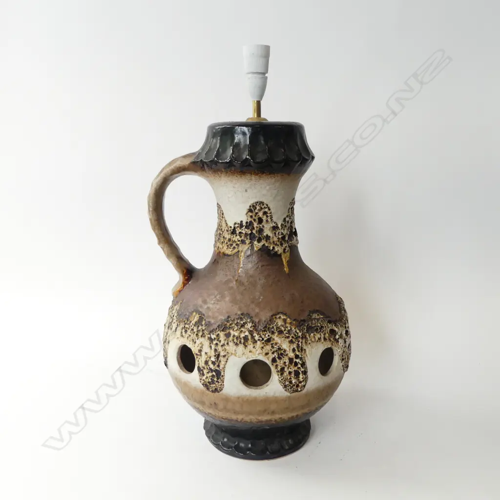 VINTAGE CERAMIC LAMP BASE H.610mm Image 1++