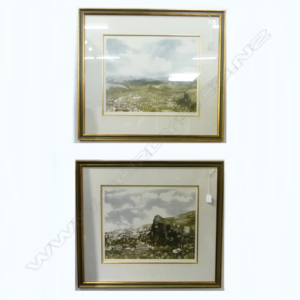 2 INDISTINCTLY SIGNED PRINTS BOTH Ed. 35/173  Image 1++