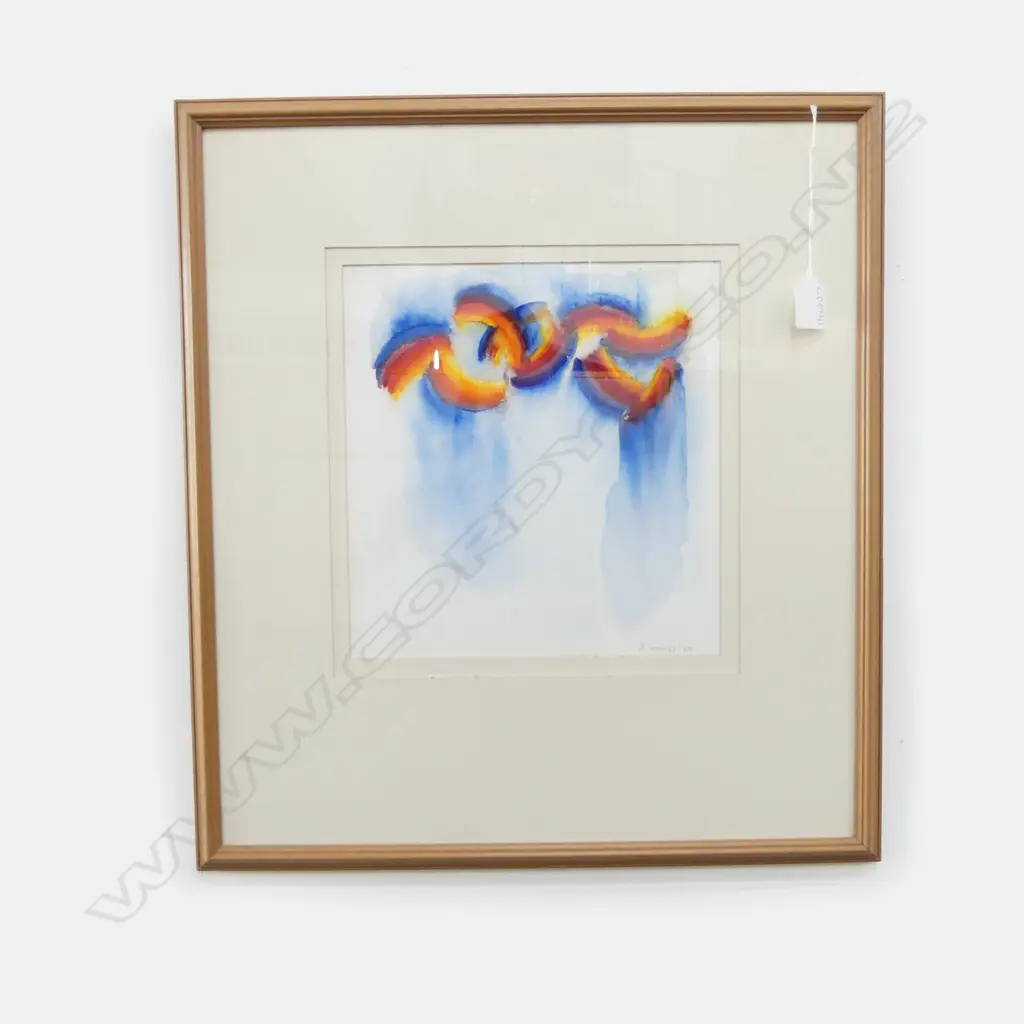 AGNES WOOD (1921-2013) DOUBLE SIDED WC '80 280x265mm Image 1++