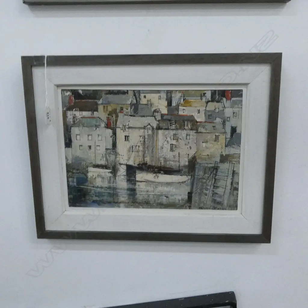 **RTV** HAMMOND STEEL, POLPERRO, OIL ON BOARD, SIGNED, TITLE VERSO, 230x330mm Image 1++