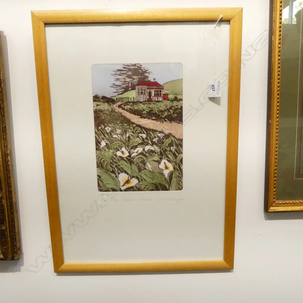 CYNTHIA TAYLOR, FIELD LILLIES, PRINT Ed. 39/80, 485x340mm Image 1++