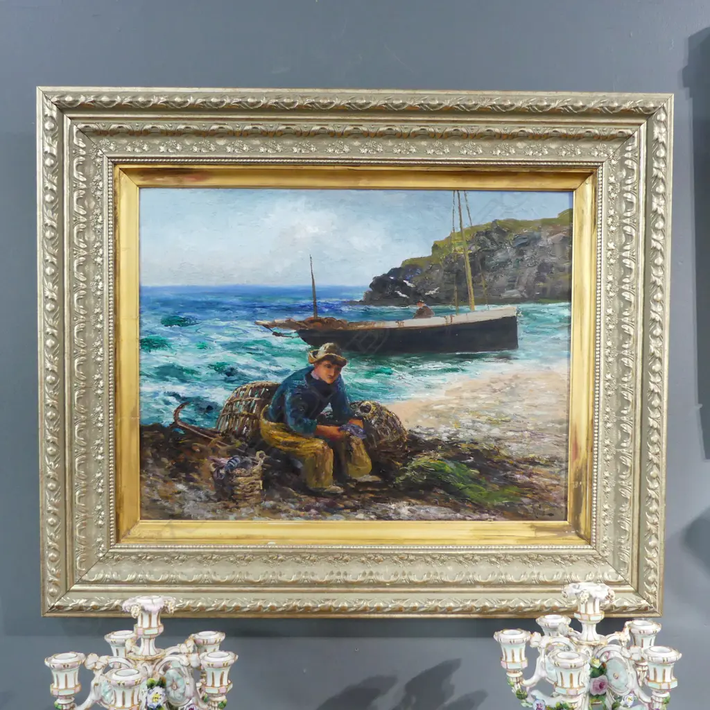 G. REID, THE FISHERMAN, 640x490mm Image 1++