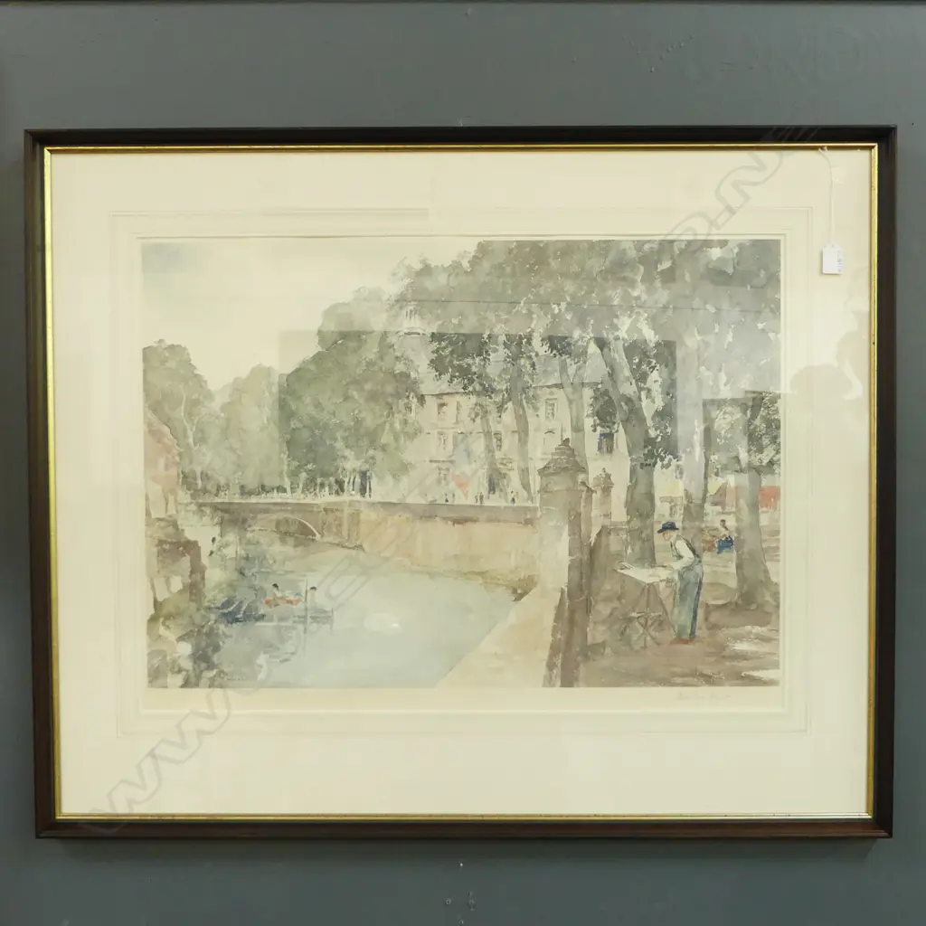 SIGNED FRANCIS RUSSELL FLINT PRINT 565x770mm Image 1++