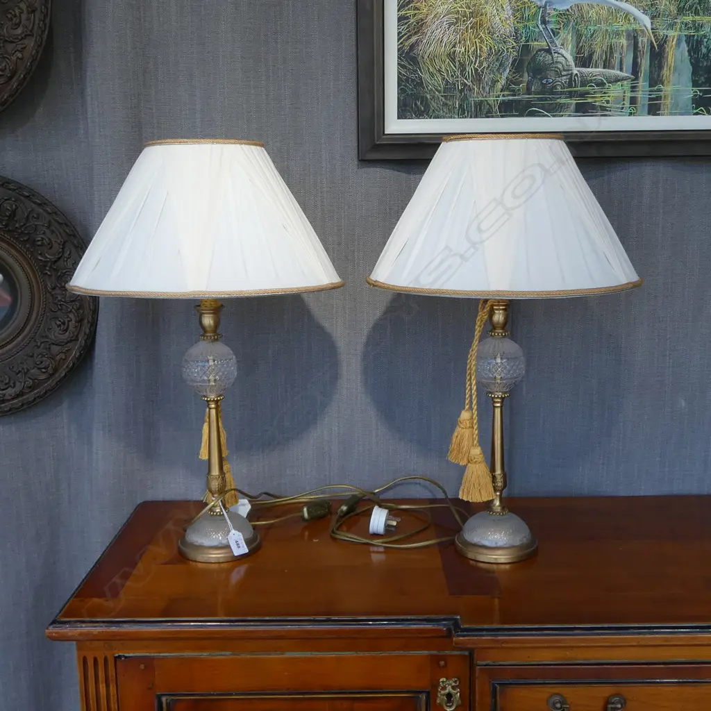 PR ITALIAN TABLE LAMPS, LEONE ALIOTTI ROMA H.585mm Image 1++