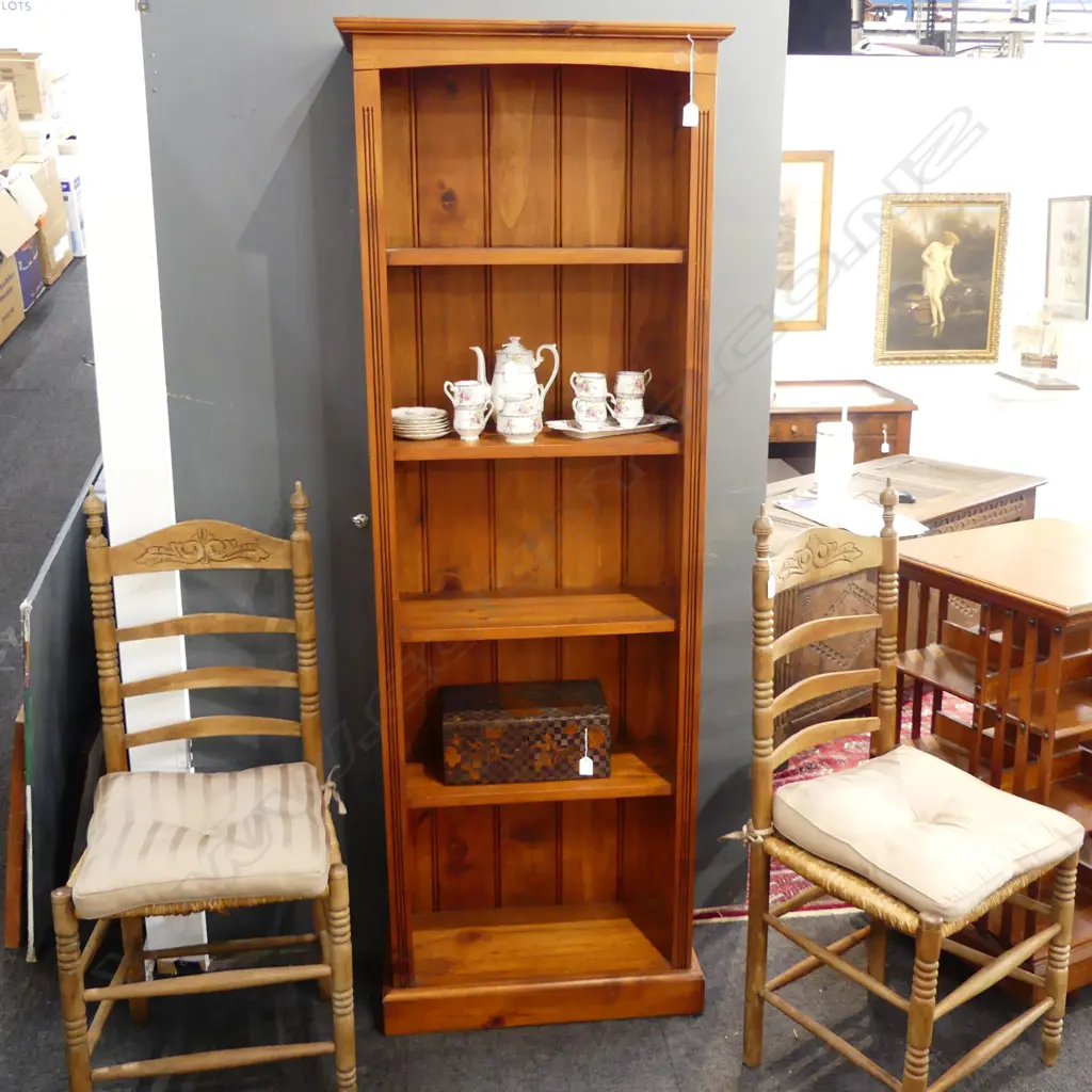 WOODEN BOOKSHELF 595x275x1855mm Image 1++