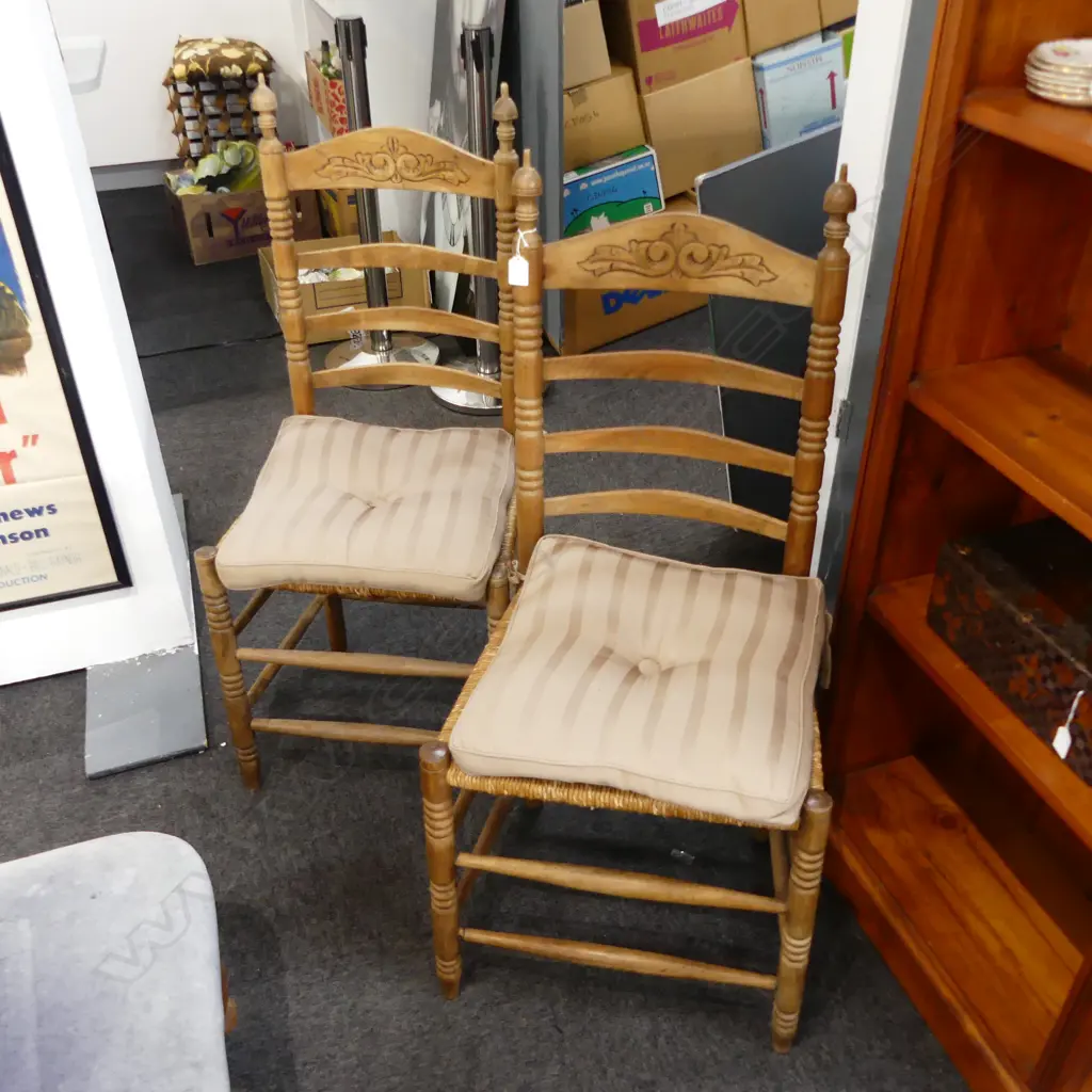 PR LADDER BACK CHAIRS Image 1++