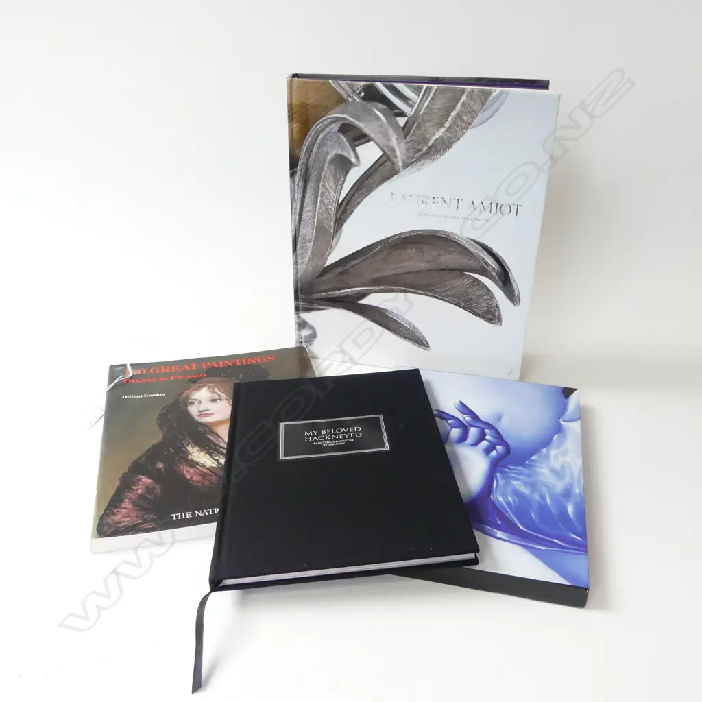 3 ART BOOKS; LIZ MAW, 100 GREAT PAINTINGS, LAURENT AMIOT Image 1++