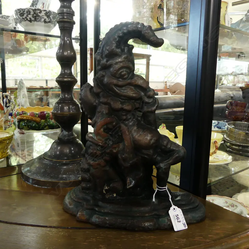 CAST IRON DOOR STOP OF PUNCH H 300 MM Image 1++