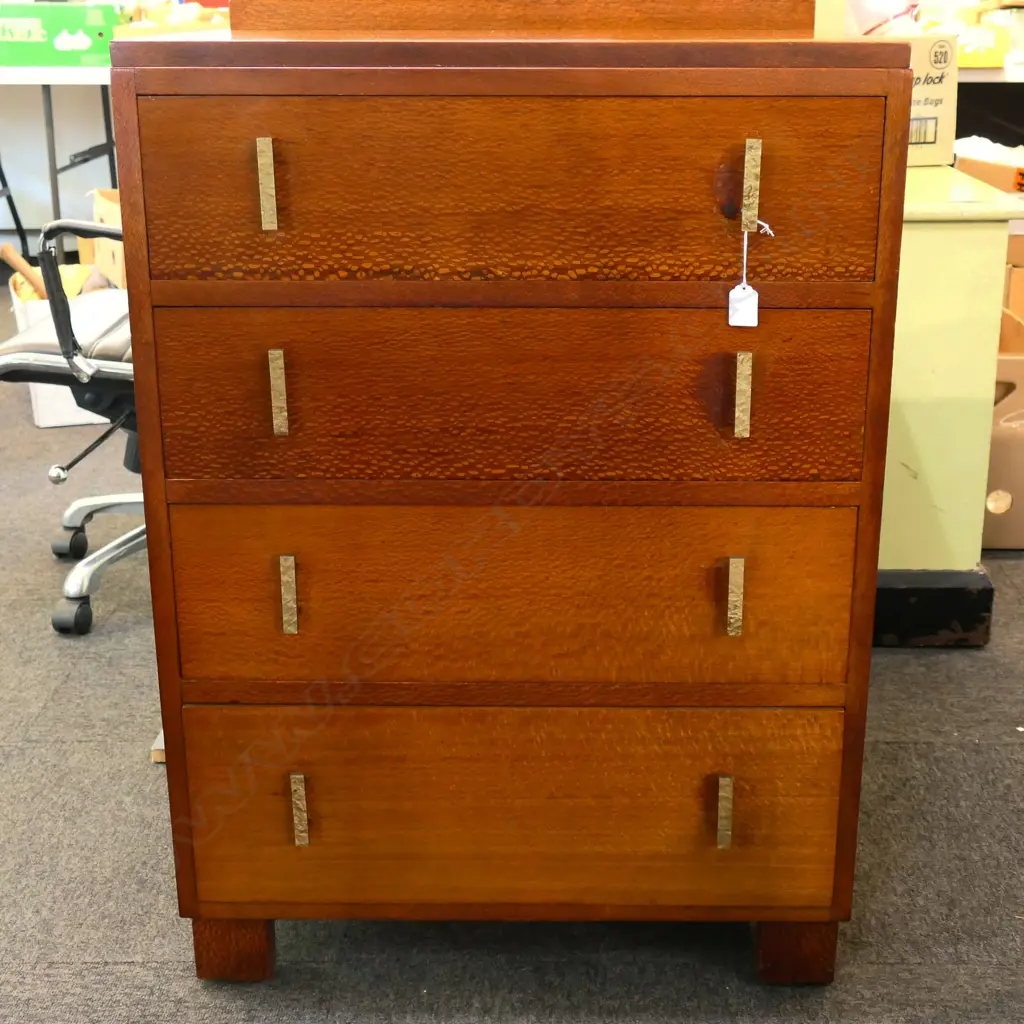 DECO FOUR-DRAWER CHEST, 660x460x950mm Image 1++
