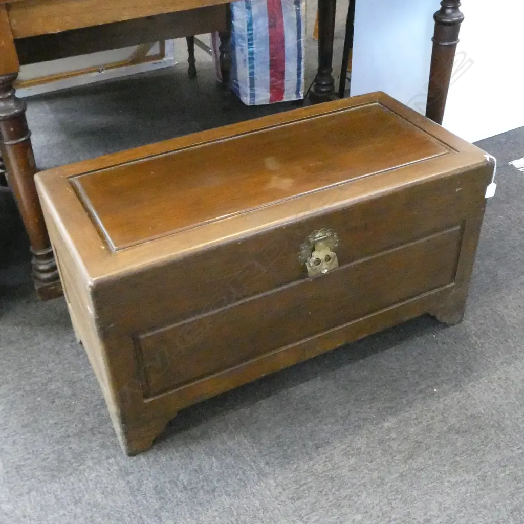 WOODEN BLANKET BOX W.920mm Image 1++