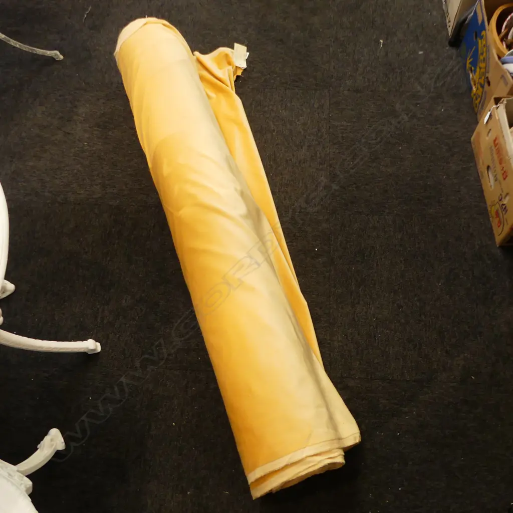 FABRIC BOLT; 'BOURBON WHISKEY' COTTON VELVET, 30M  Image 1++