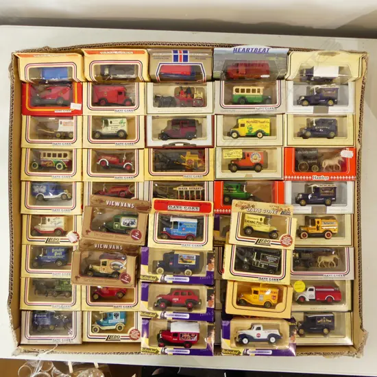 55 ASST BOXED MODEL VEHICLES 