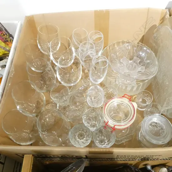 QTY ASST CRYSTAL & GLASSWARE