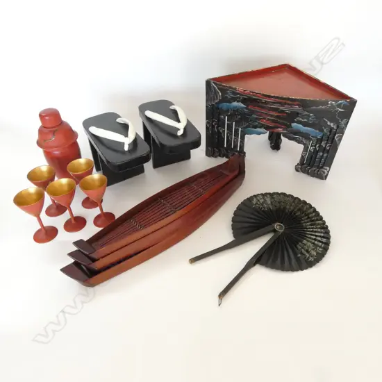 ASST. ORIENTAL LACQUER ITEMS
