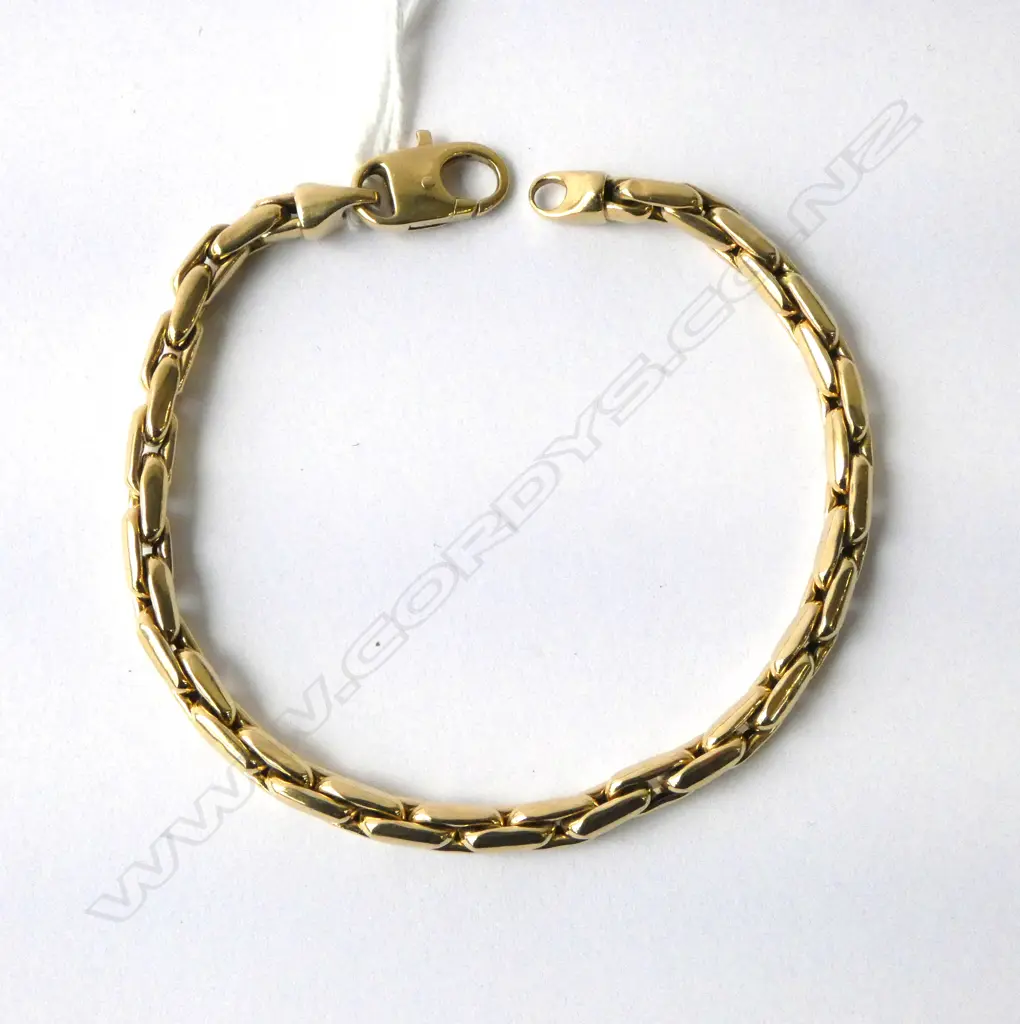 18CT GOLD CHAIN BRACELET 10.97gm Image 1++