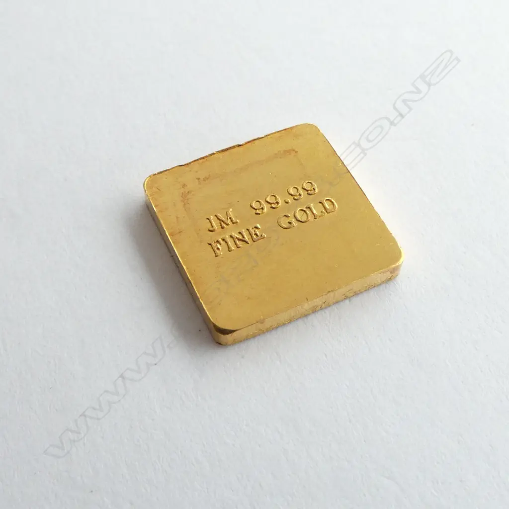 'JM' 99.99 PURE GOLD INGOT 8.7gms Image 1++