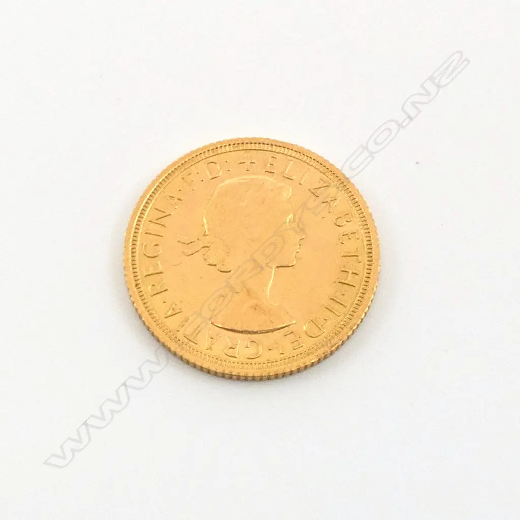 1968 ENGLISH MINT GOLD FULL SOVEREIGN COIN Image 1++