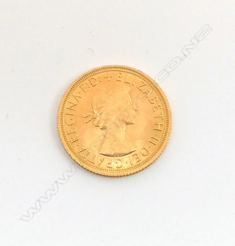 1968 ENGLISH MINT GOLD FULL SOVEREIGN COIN Image 1++