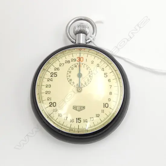 VINTAGE HEUER STOP WATCH working. In box