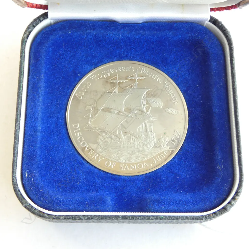 SAMOA 1972 $1 PROOF COIN in original case  Image 1++