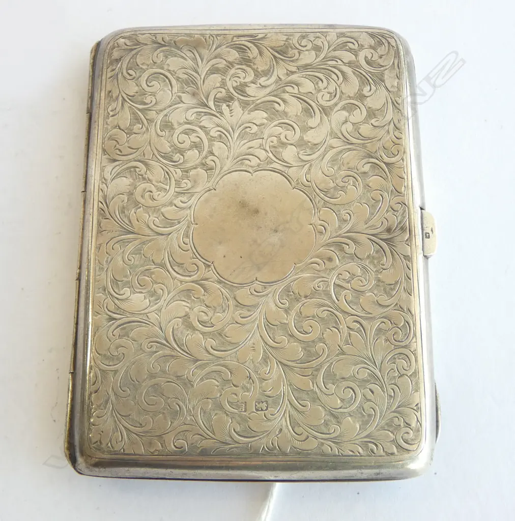 STG SILVER CARD CASE, 'ALEXR CLARK MFG Co OWN MAKE' INTERIOR, 73gms TOTAL Image 1++