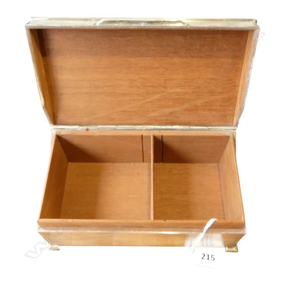STG SILVER MACHINE ENGRAVED CIG./CARD BOX, BIRMINGHAM 1948, 707gms with fitted interior Image 1++