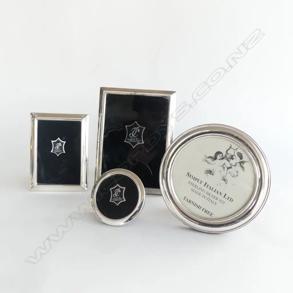 4 ASST. STG SILVER FRAMES largest 130x90mm Image 1++