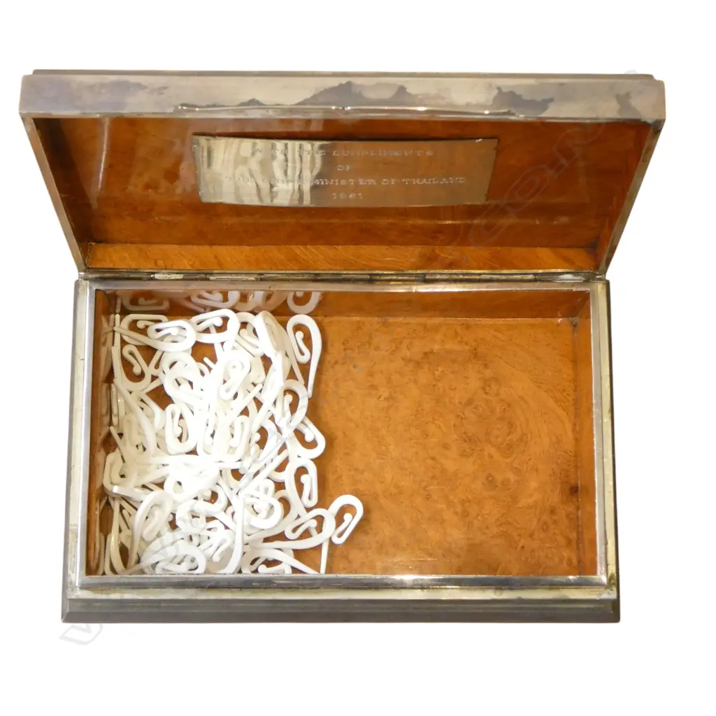 THAI SILVER BOX W.200mm Image 1++
