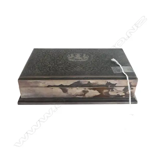THAI SILVER BOX W.200mm