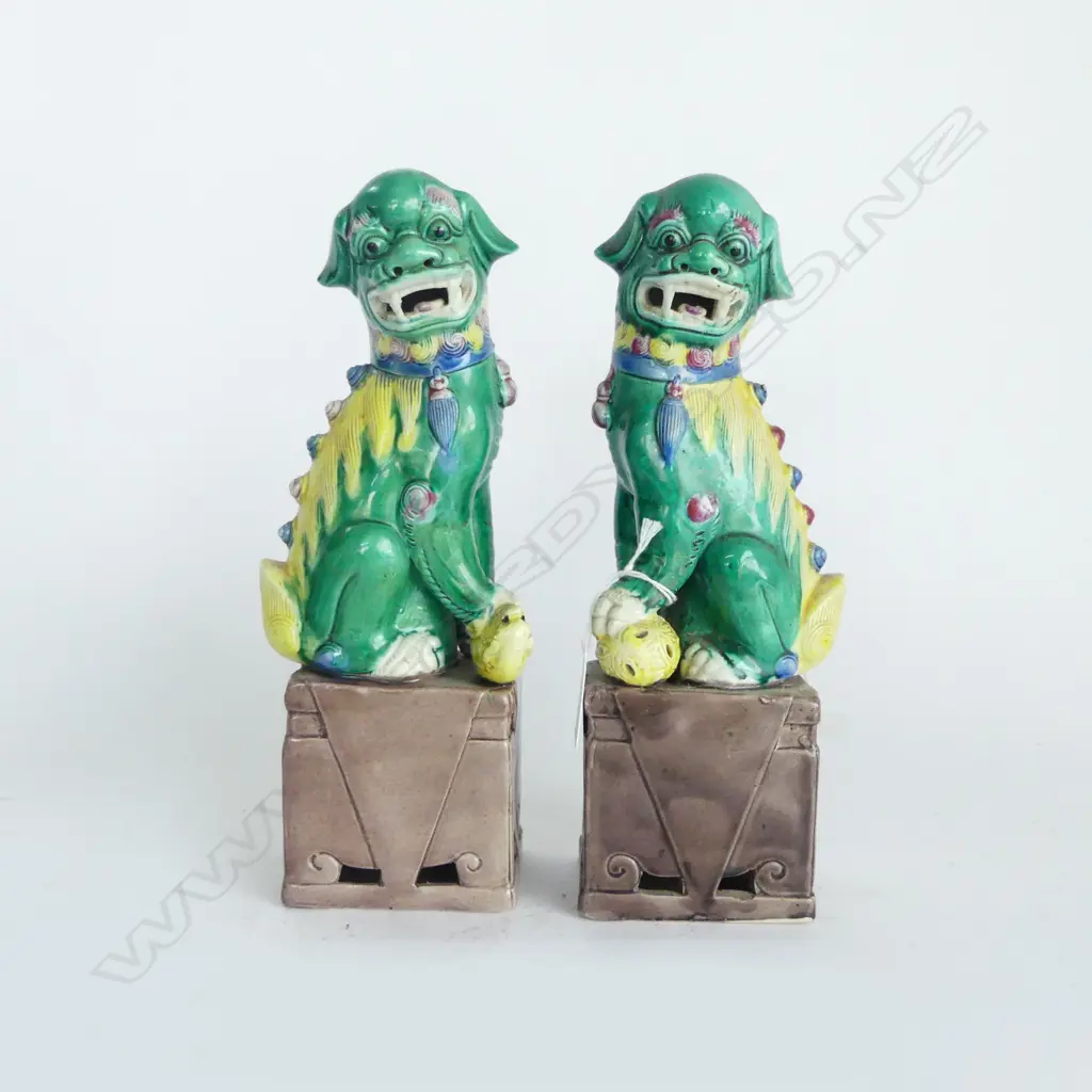 PR ORIENTAL FOO DOGS H.255mm Image 1++