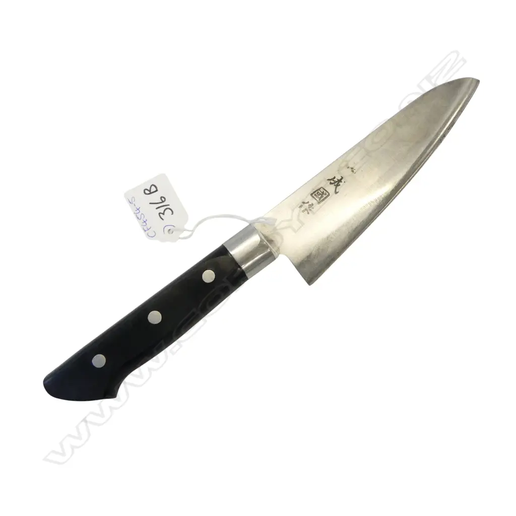 JAPANESE SIGNED CHEFS KNIFE L.275mm Image 1++