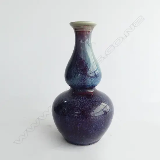 FLAMBE GLAZE DOUBLE GOURD VASE H.195mm