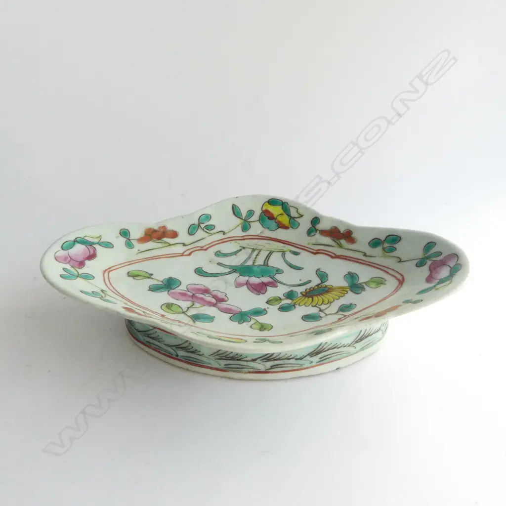 CHINESE EXPORT DISH W.265mm  Image 1++