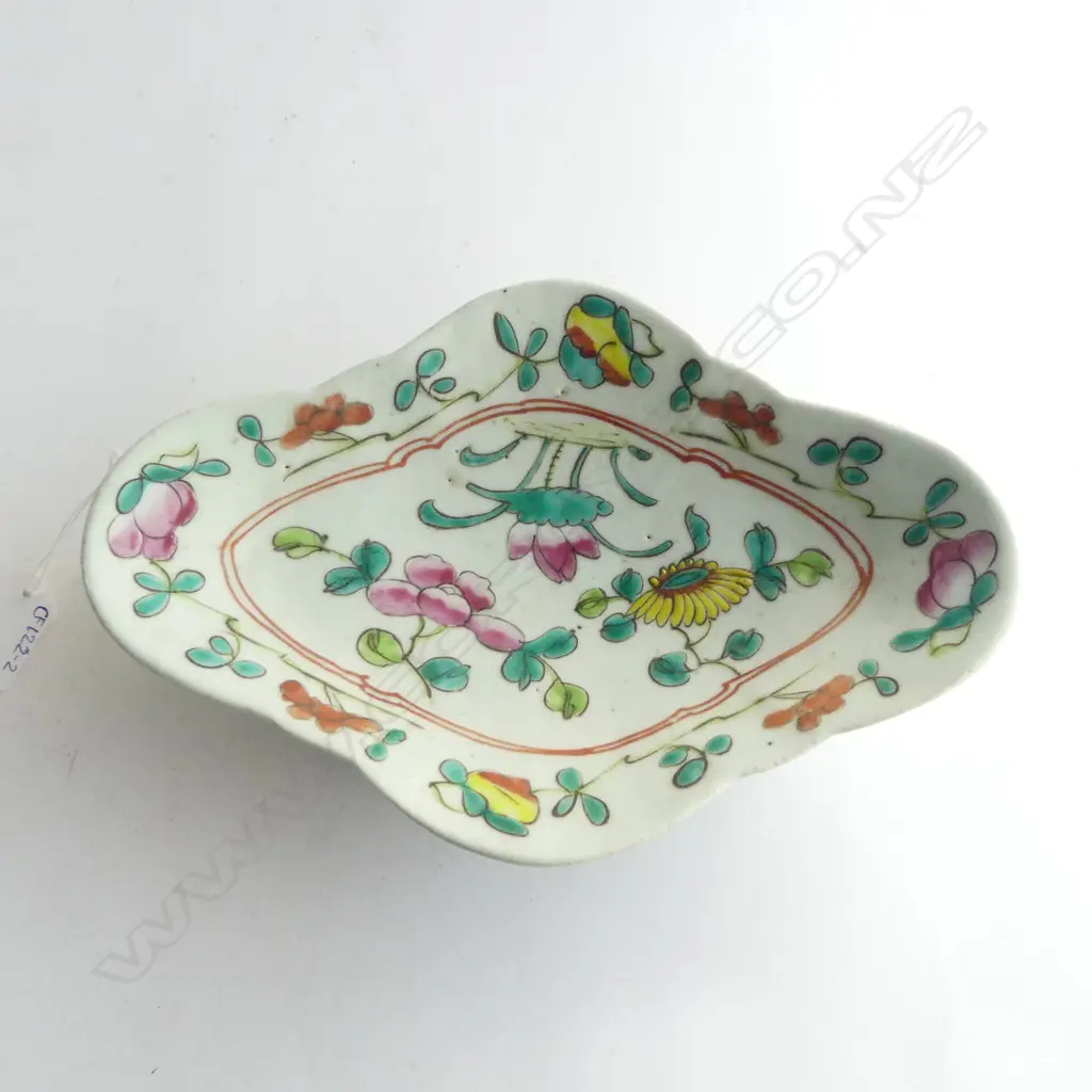 CHINESE EXPORT DISH W.265mm  Image 1++