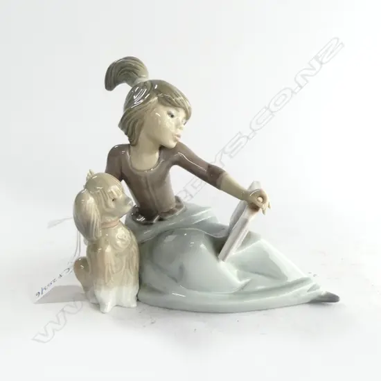 LLADRO #5475 'A LESSON SHARED' H.145mm