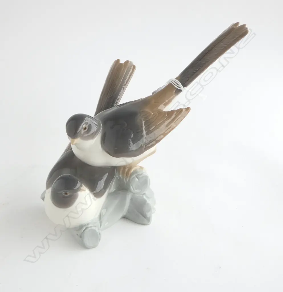 LLADRO #4667 2 BIRDS H.185mm Image 1++