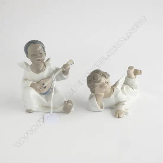 2 LLADRO ANGELS H.110mm