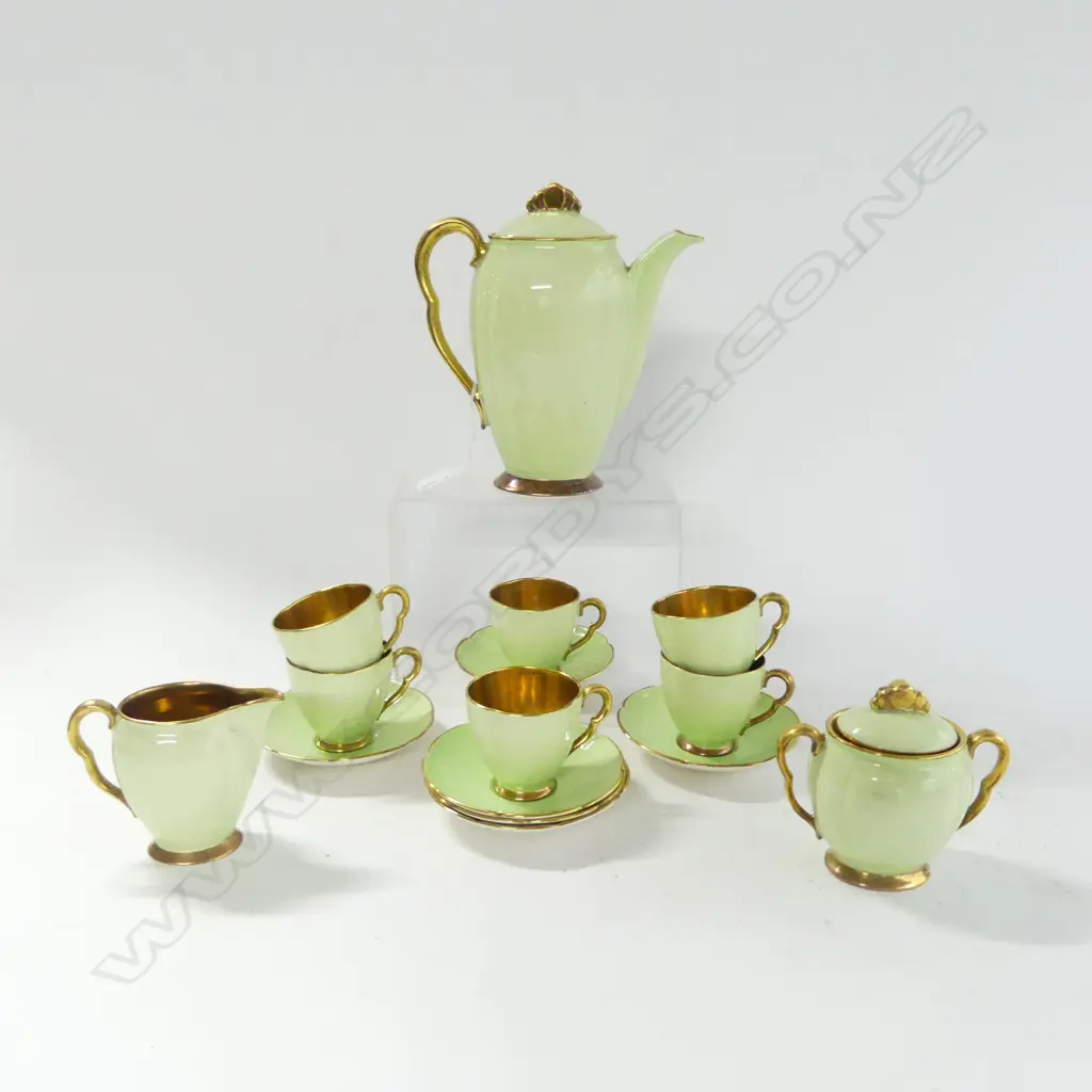 15 PCE CARLTON WARE DEMITASSE SET H.190mm Image 1++