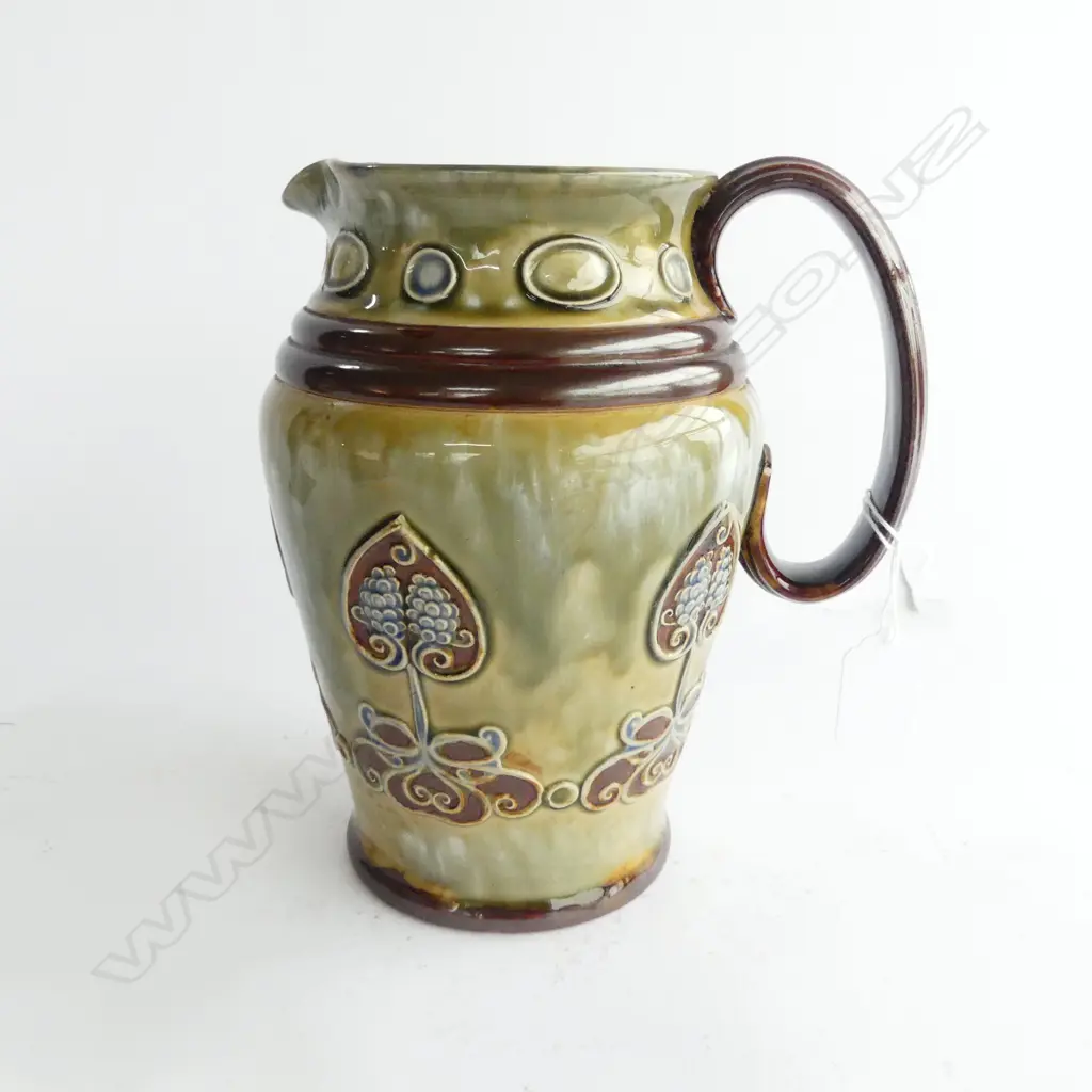 LG EARLY 20thC ROYAL DOULTON JUG H.210mm Image 1++