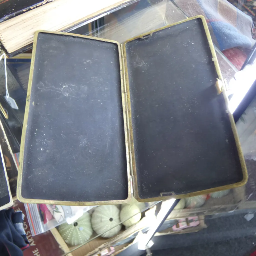 LG BOOK; JAPANESE BUDDHIST PRINTS H.345mm, JAPANESE PHOTO ALBUM C.1900, CIGARETTE CASE & ASHTRAY Image 1++