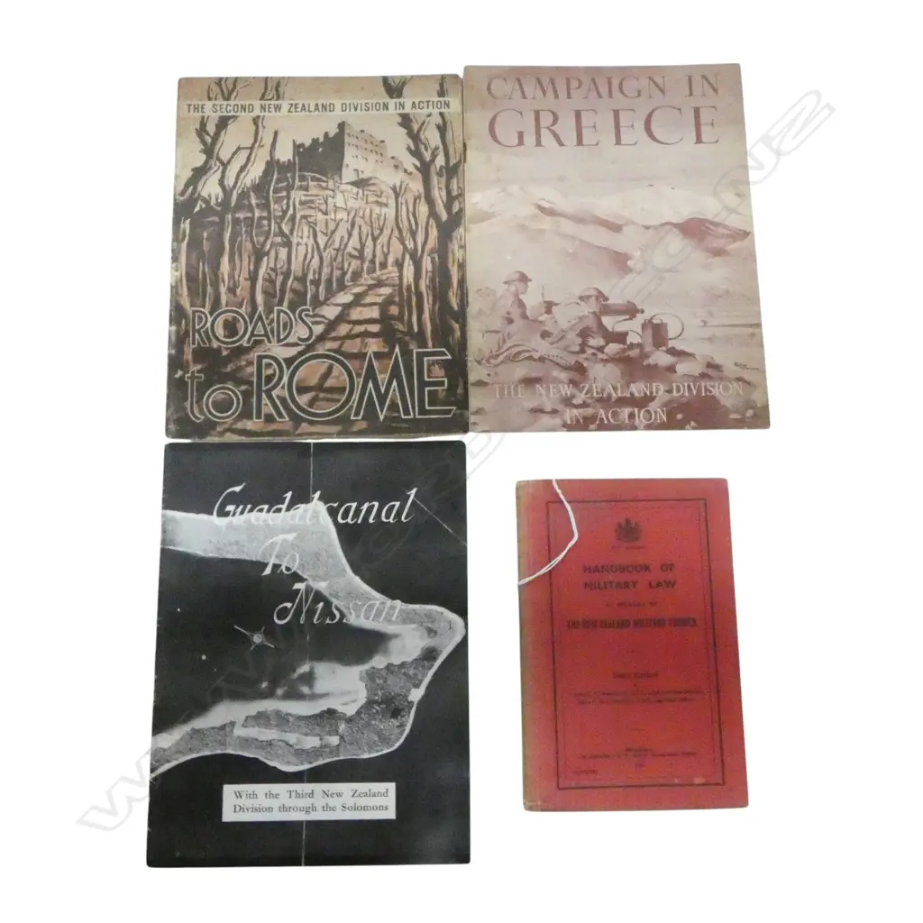 NZ HANDBOOK OF MILITARY LAW 1937 + 3 NZ ARMY BOARD MAGAZINES Image 1++