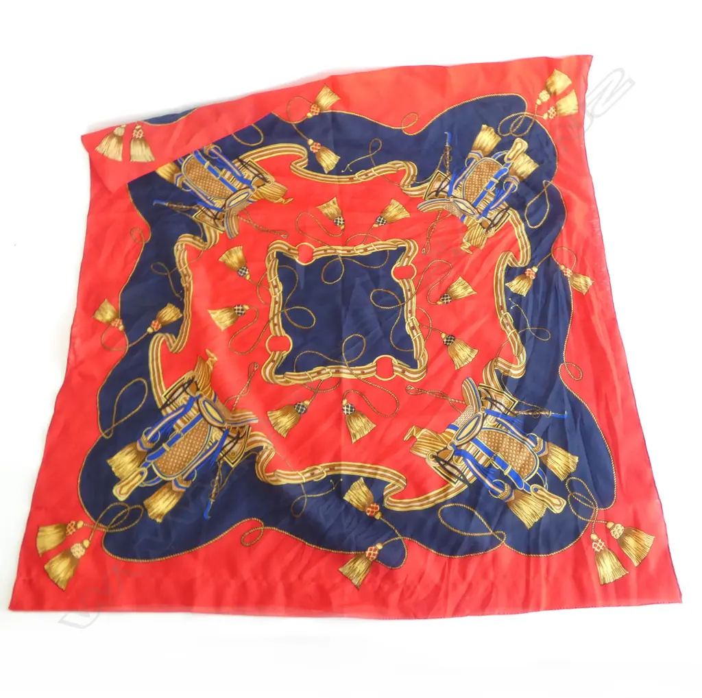 ASST SCARFS, 1 PENNY SAGE, SILK? 2 VINTAGE Image 1++