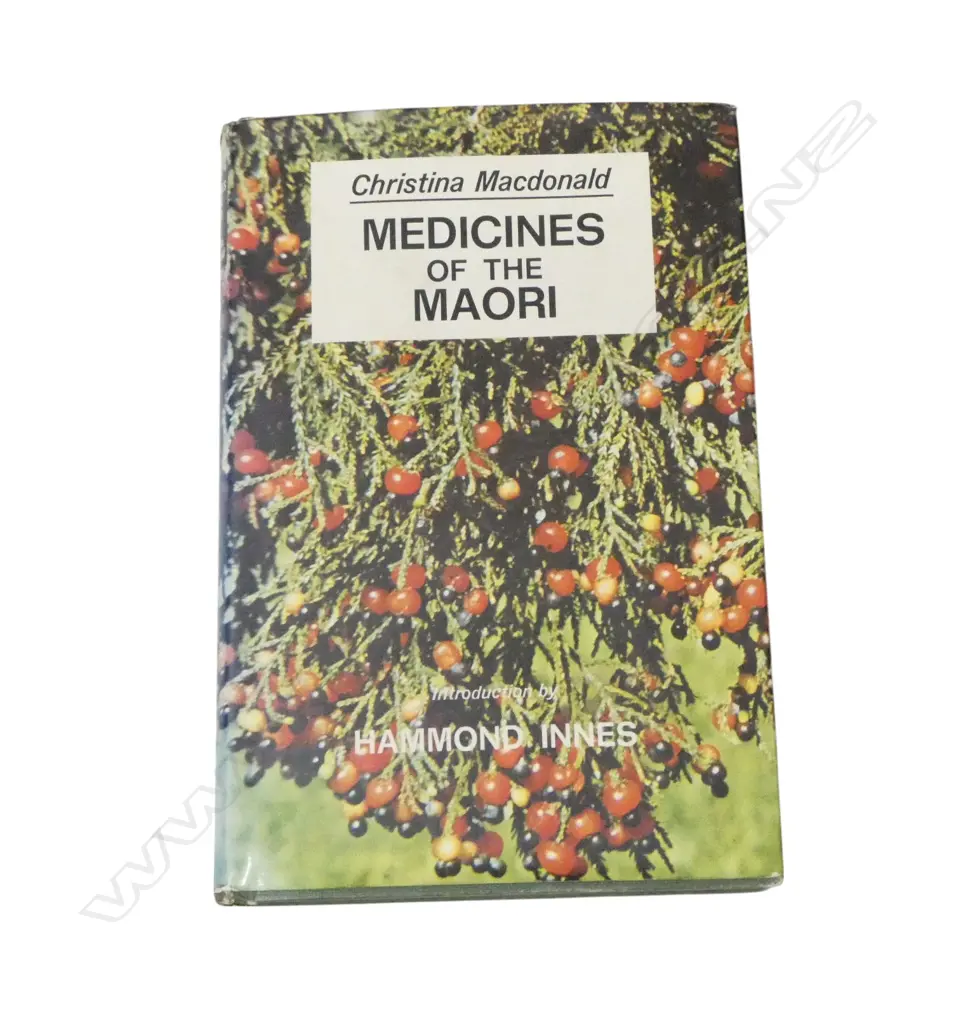BOOK; MEDICINES OF THE MAORI BY CHRISTINA MACDONALD, COLLINS 1973 Image 1++