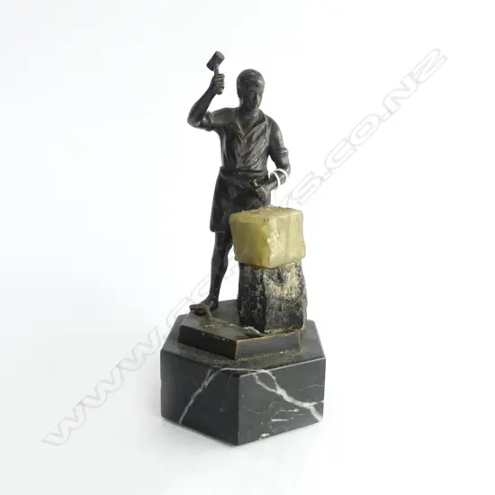 HANS KECK SCULPTOR BRONZE H.180mm