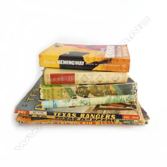 4 VINTAGE BOOKS + 3 'WESTERN' COMICS