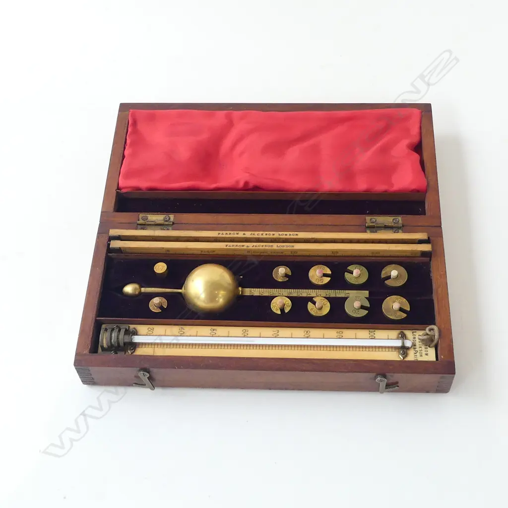VINTAGE SIKES HYDROMETER, CASED Image 1++
