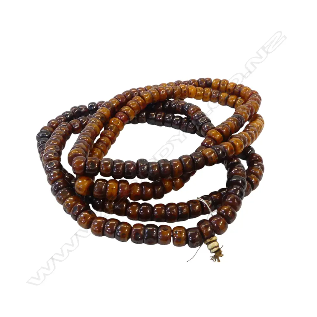 2 MALA BEAD NECKLACES Image 1++