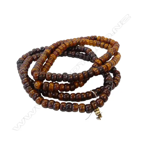 2 MALA BEAD NECKLACES