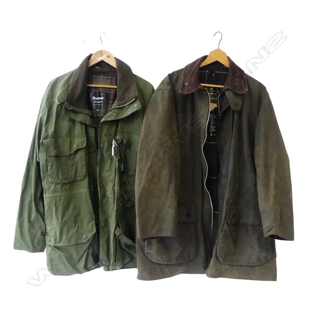2  VINTAGE BARBOUR JACKETS - SIZE XL Image 1++