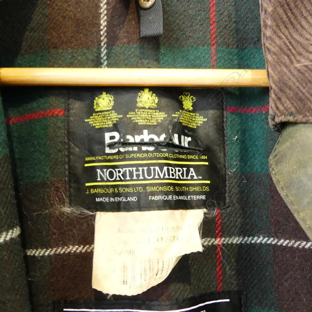 2  VINTAGE BARBOUR JACKETS - SIZE XL Image 1++